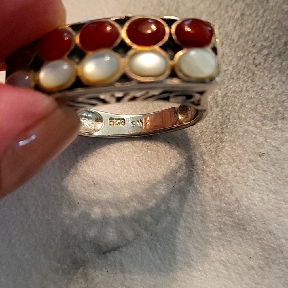 Silver ring , size 7 1/2 - Picture 6 of 6